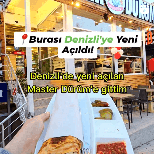 🌯 Denizli'de Master Dürüm Açıldı! 🫶 Benim favorim soslu sucuk dürüm oldu. Siz ister tavuk ister sucuk deneyebilirsiniz. 🐓

📌 Kampüs KYK karşısı Master Dürüm 

🐓 @denizlinin_mekanlari / @denizlietkinlikrehberi bu sayfalarımızı da takip etmeyi unutmayın. 

Bu video işbirliği içermektedir. 
#denizliçamlık #denizliçınar #denizli #pamukkaleüniversitesi #pamukkale #denizlispor  #denizlimekan #reklam #ücretsizreklam